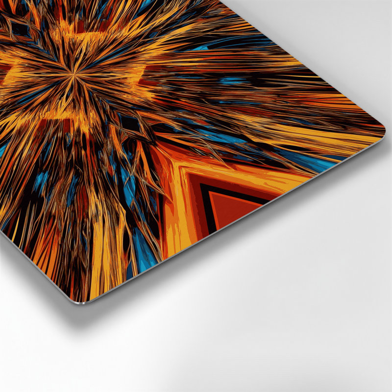 Art mural noir Op Art 28, H 11 po x l 14 po
