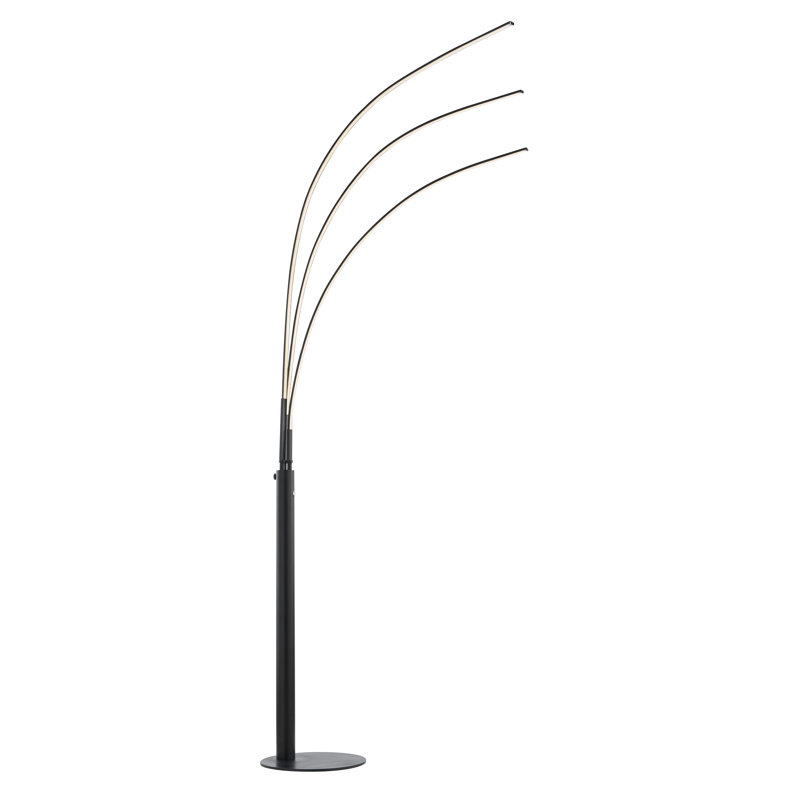 92'' LED Tree Floor Lamp, Black