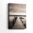 Sunset Over Jetty -Gallery Wrapped Cavas-1240833858