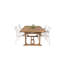 Baek 4 - Person Teak Solid Wood Patio Dining Set Extendable Rectangular Table