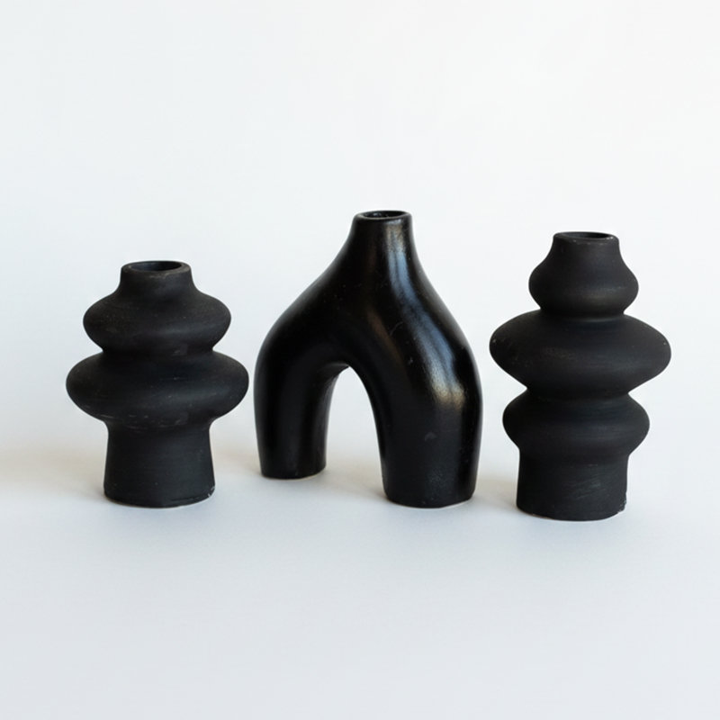 Concrete Decorative Object Set (3 Pieces)
