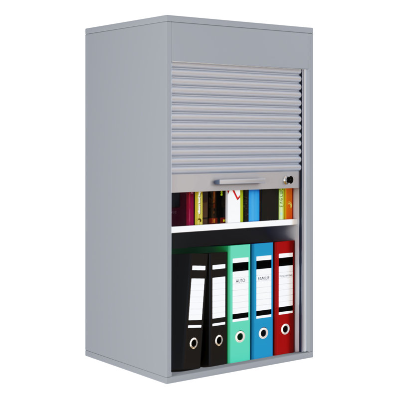 Ritanya Storage Cabinet, Grey/Brown/Blue