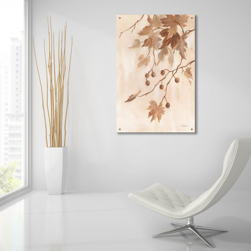  «Boho Natural 2» par Silvia Vassileva, art mural en verre acrylique, 24 po x 36 po, H 36 po x l 24 po