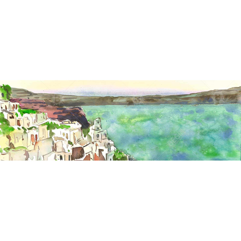 Paysage de Crète - Toile de salon pour la maison