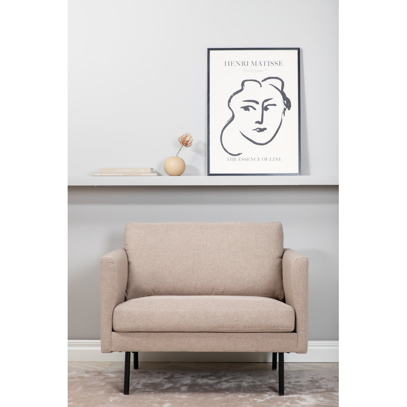 Davaney Upholstered Armchair, Brown