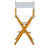 30" Folding Director Chair with Canvas-19623370-19623378