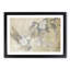 Bird and Peony Flowers - Framed Print-55466132-55466133