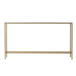 Adolphus Glass Top Console Table