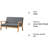 Jadiyah Upholstered 44.4'' Loveseat