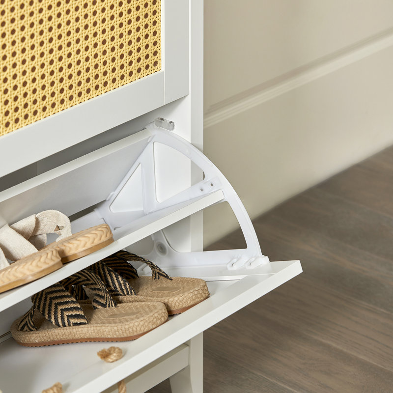 12 Pair Flip Down Shoe Storage