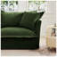 Upholstered 83.4 " Chenille L-Shaped Sofa Bed