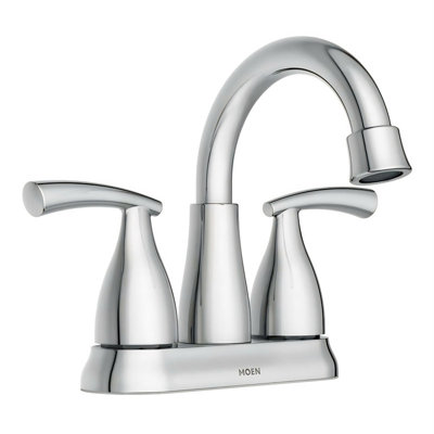 Robinet de salle de bain central à 2 poignées MOEN Essie