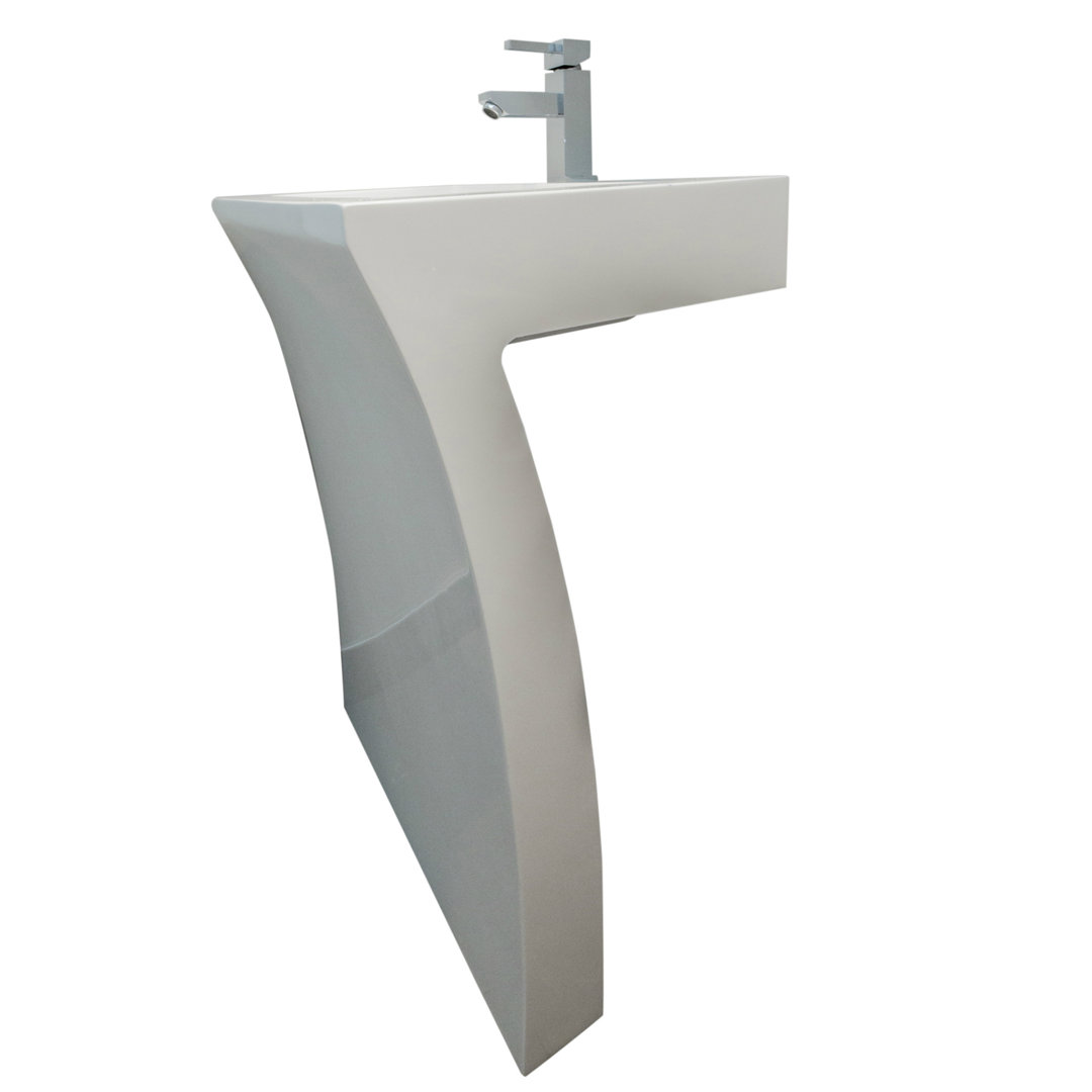 Cedar Falls 22"Pedestal Sink with Overflow Fine Fixtures