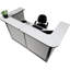 Bureau de réception en U avec comptoir cerise l 88 po x P 44 po x H 46 po-2113467085