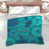 Floral bleu marine