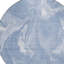 Tapis d'intérieur rond lavable abstrait bleu et bleu ciel HomeRoots 8 pi