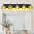 5-light Vintage Vanity Light With Tulip Green Glass Shades - Bathroom Armed Wall Sconce For Bedroom, Kitchen, Living Room & Washroom-1817673373-1817673362-1817673360