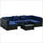 Coussin bleu foncé / structure noire est en rupture de stock