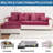 Flannel Box Cushion Sofa Slipcover(excluding armrest or back covers)-1059296394-1060498366