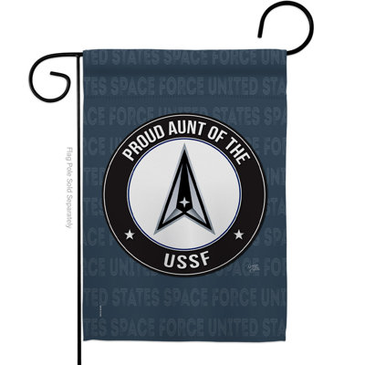 Proud Aunt Double Sided Polyester 19'' x 13'' Garden Flag