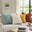 Striped Square Cushion Cover-1203680679