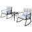 Leffen 2 - Person Patio Dining Set with Square Table , Cushions Included-781520233