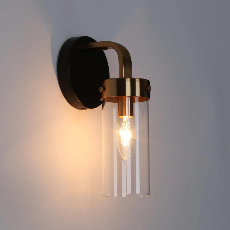 Marcha 1-Light Steel Armed Wall Sconce