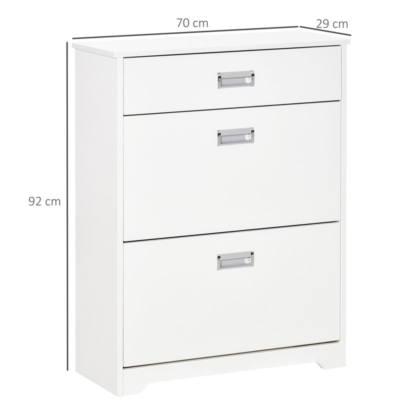 16 Pair Flip Down Shoe Storage