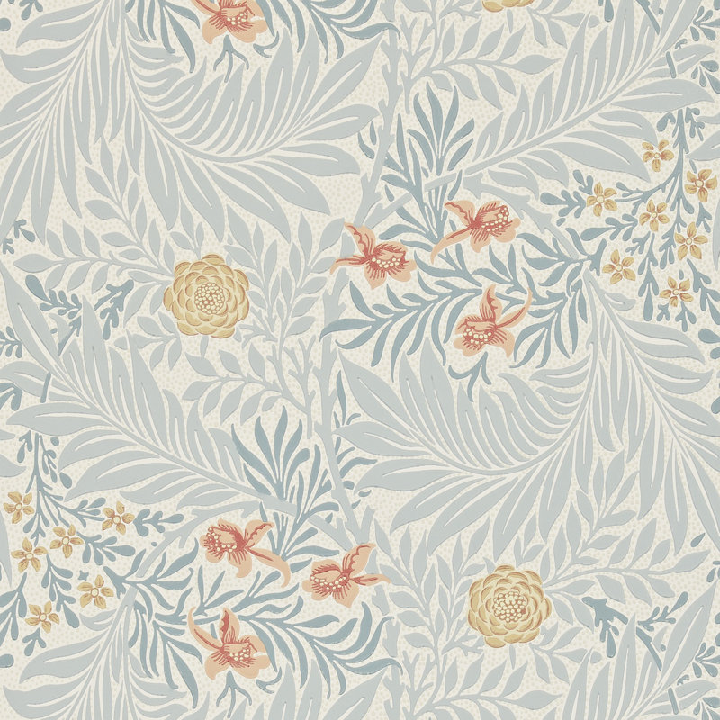 Larkspur 10.05m x 52cm Matte Wallpaper Roll, Blue