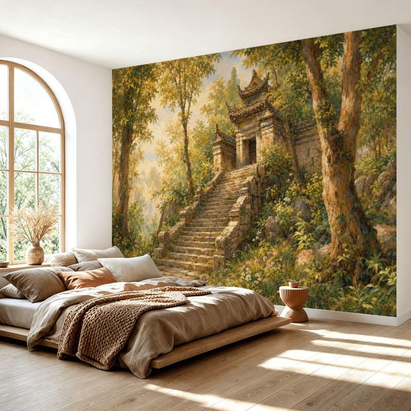 Papier peint adhésif auto-adhésif moderne pour la chambre à coucher L 69 po x l 96 po Peel and Stick