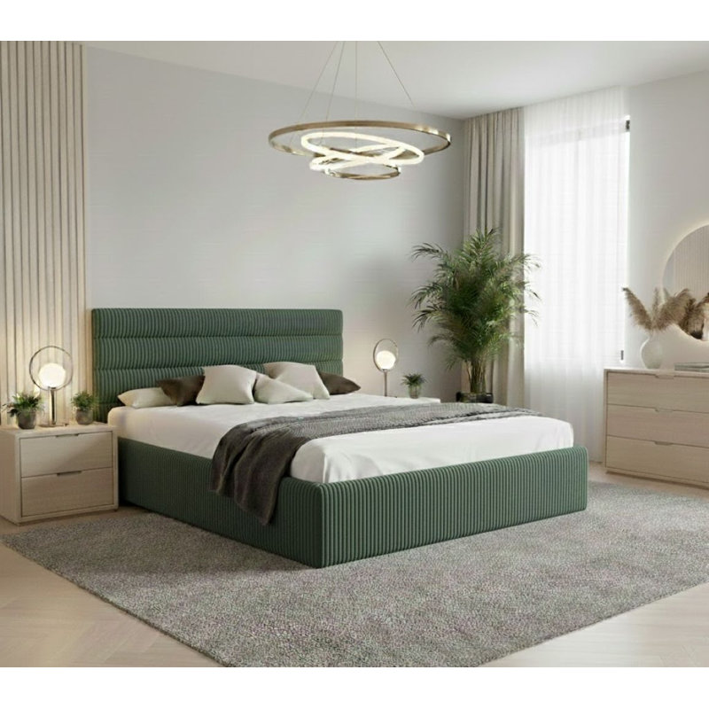 Upholstered Bed, European Double (140 x 200 cm)