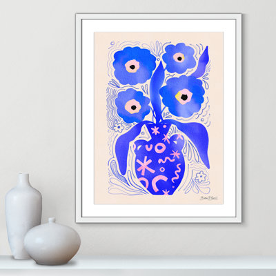 «Blue Flowers Matisse» par Bloom