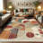 Ambesonne Modern Boho High Density Long Fiber Poly Threads Decorative Area Rug Carpet-97177382