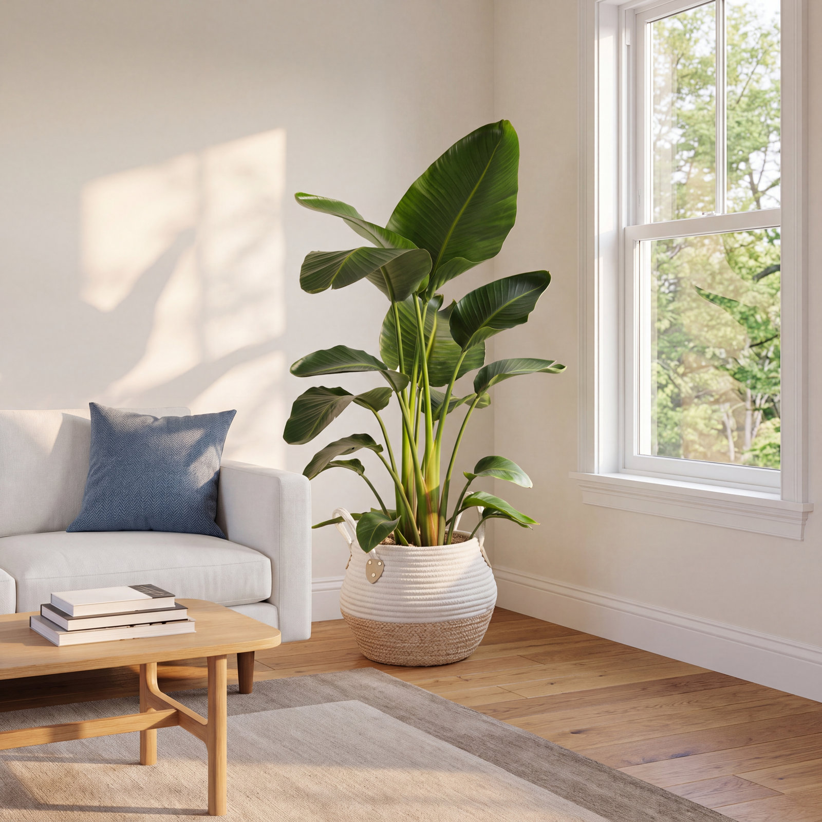 Costa Farms White Bird of Paradise Basket Plant