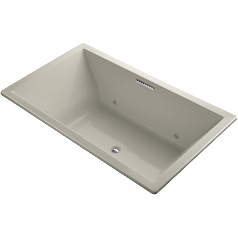 Baignoire de trempage 72 po. x 42 po. Vibracoustic Underscore, Banc de sable