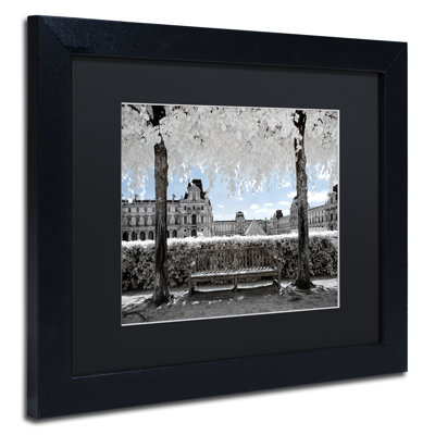 « el paso texas horizon b&w », impression sur toile encadrée