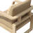 Queensland Acacia Sollid Wood Outdoor Lounge Chair With Cushions & Sunbrella Pillow -1009113862-1009113863