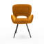 Aryaveer Velvet Low Back Armchair-804950409-756860421