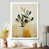 White Picture Framed