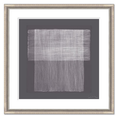 Plum Crosshatchings, Large II Framed Drawing Print
