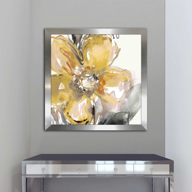 «Bright Blooms I» par Lanie Loreth - reproduction de cadre photo, H 25,5 po x l 25,5 po x P 1 po