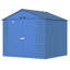 Remise en acier Select, 8 x 8, bleu gris-67124396