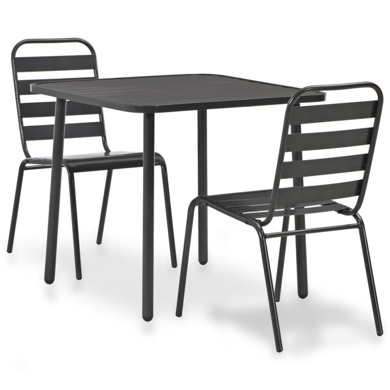 Coeburn Square Long Bistro Set, 31.5" L x 31.5" W x 28.3" H, 2