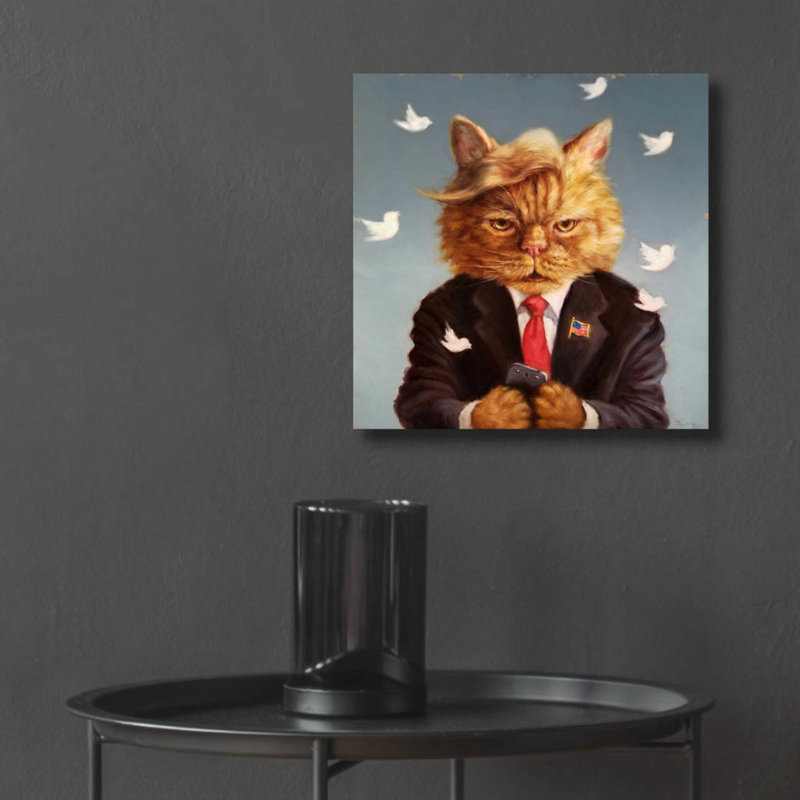 Art mural en verre acrylique, H 12 po x l 12 po x P 0,13 po