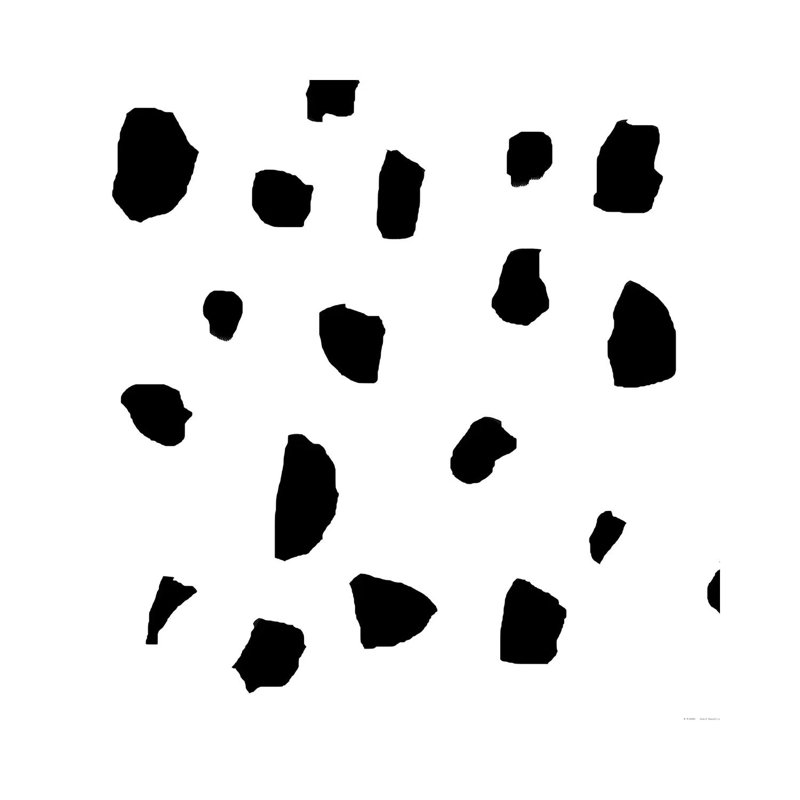 Black Raining by Art Mirano - Wrapped Canvas Minimalistic, 66.04cm H x 66.04cm W x 1.91cm D