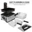 Kenmore 1700W 4 Liter Electric Deep Fryer & 3 Frying Baskets with Adjustable Temperature & Timer 