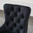 Baldock 2PC Swivel Adjustable Height Barstools,Modern Upholstered Stools with Tufted Back-266020447