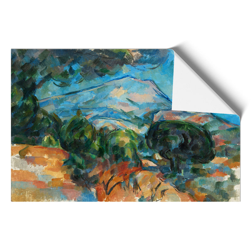 Mont Sainte Victoire by Paul Cezanne - Frameless Print, 42cm H x 59cm W x 0.1cm D
