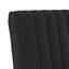 Fauteuil de chambre en velours noir
