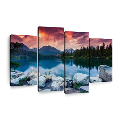 «Tatra Mountain Lake», reproduction d'art sur toile